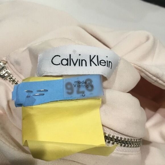 Calvin Klein Seamed Scuba Crepe Sheath Dress (G6) - Picture 7 of 7